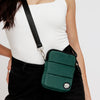 Dark Green Nylon Mobile Bag