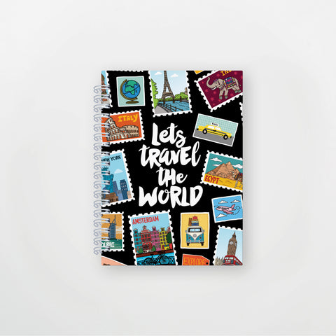 Travel Stamps Mini Notebook