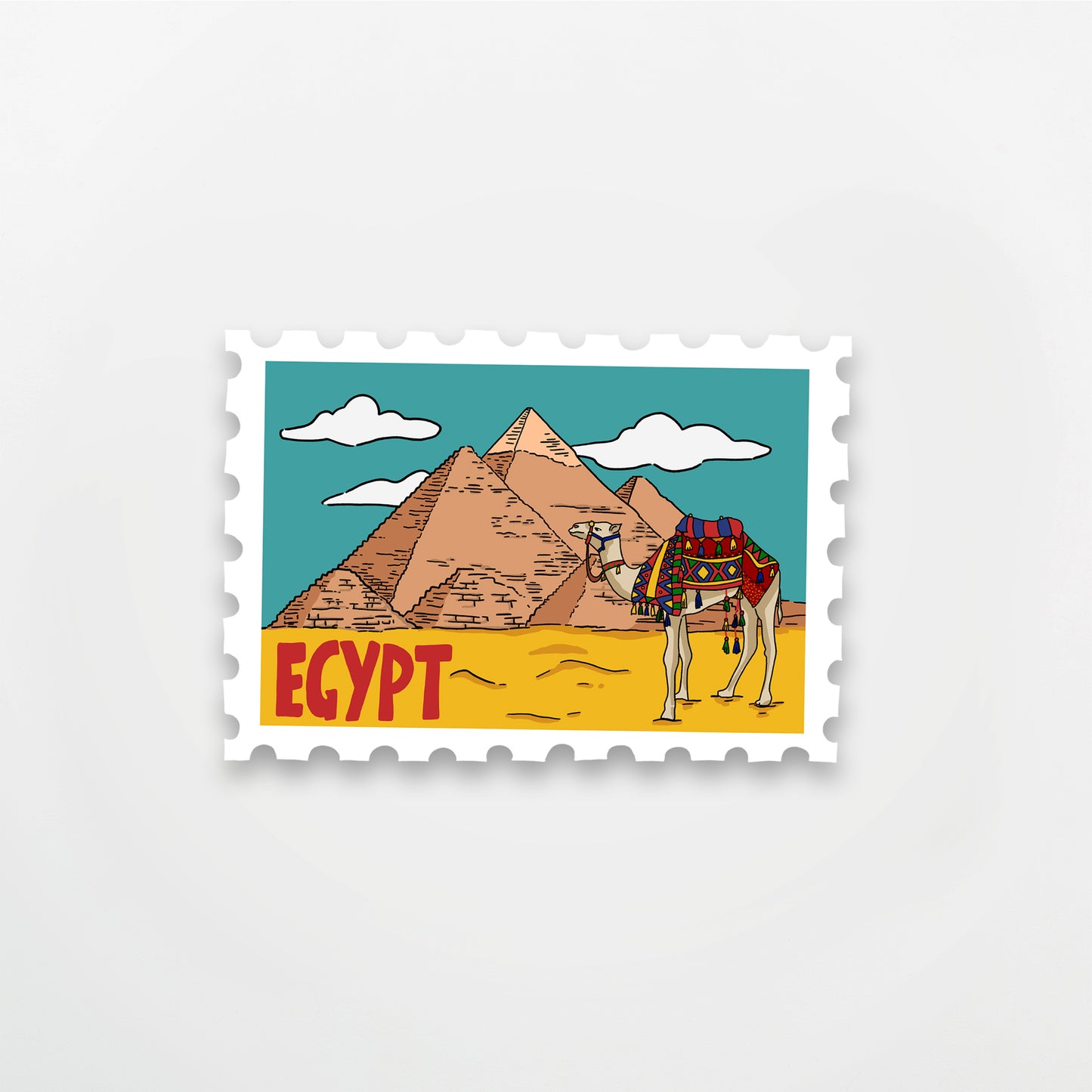 Egypt Stamp Sticker