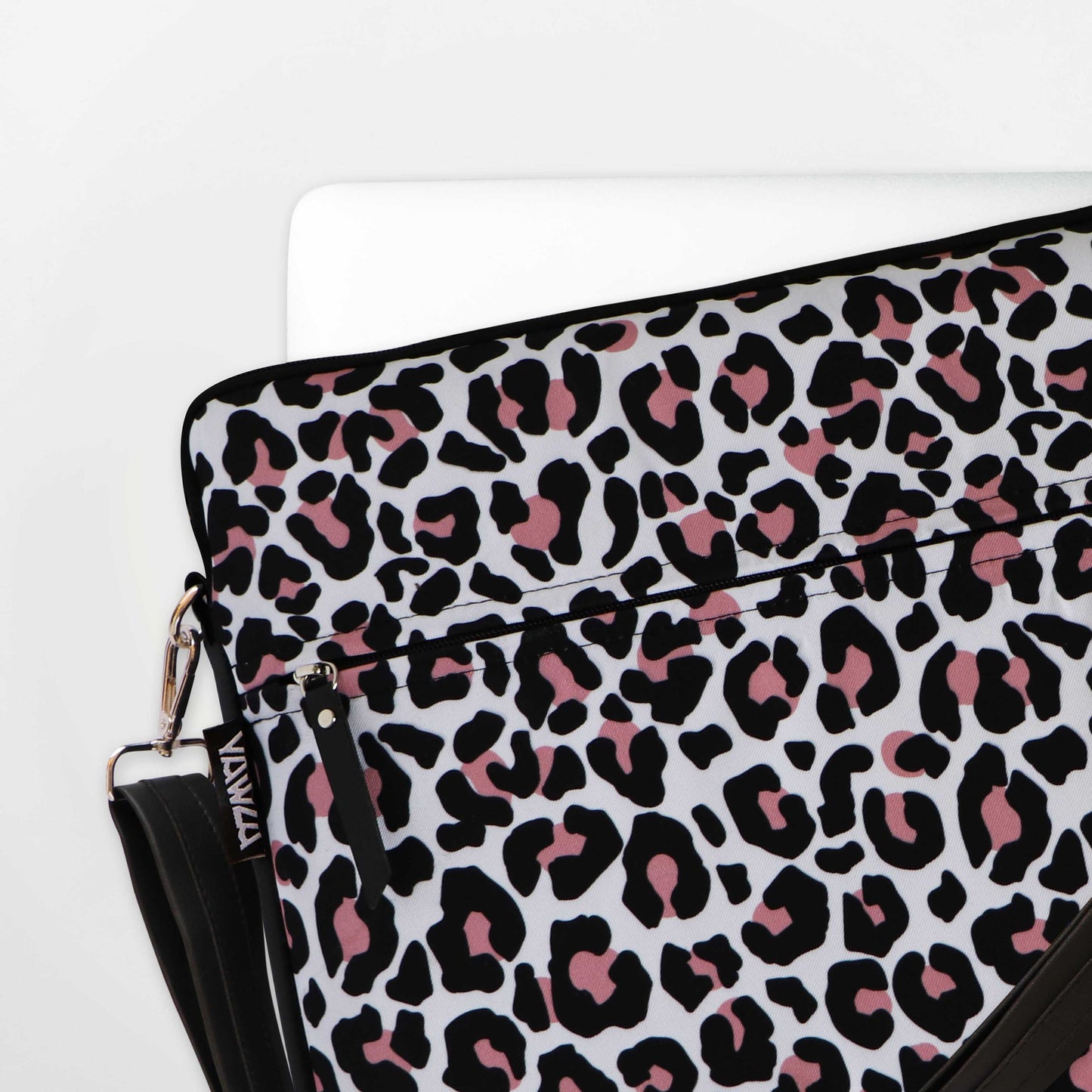 Pink Leopard Laptop Bag