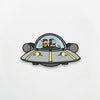 Rick Spaceship Sticker
