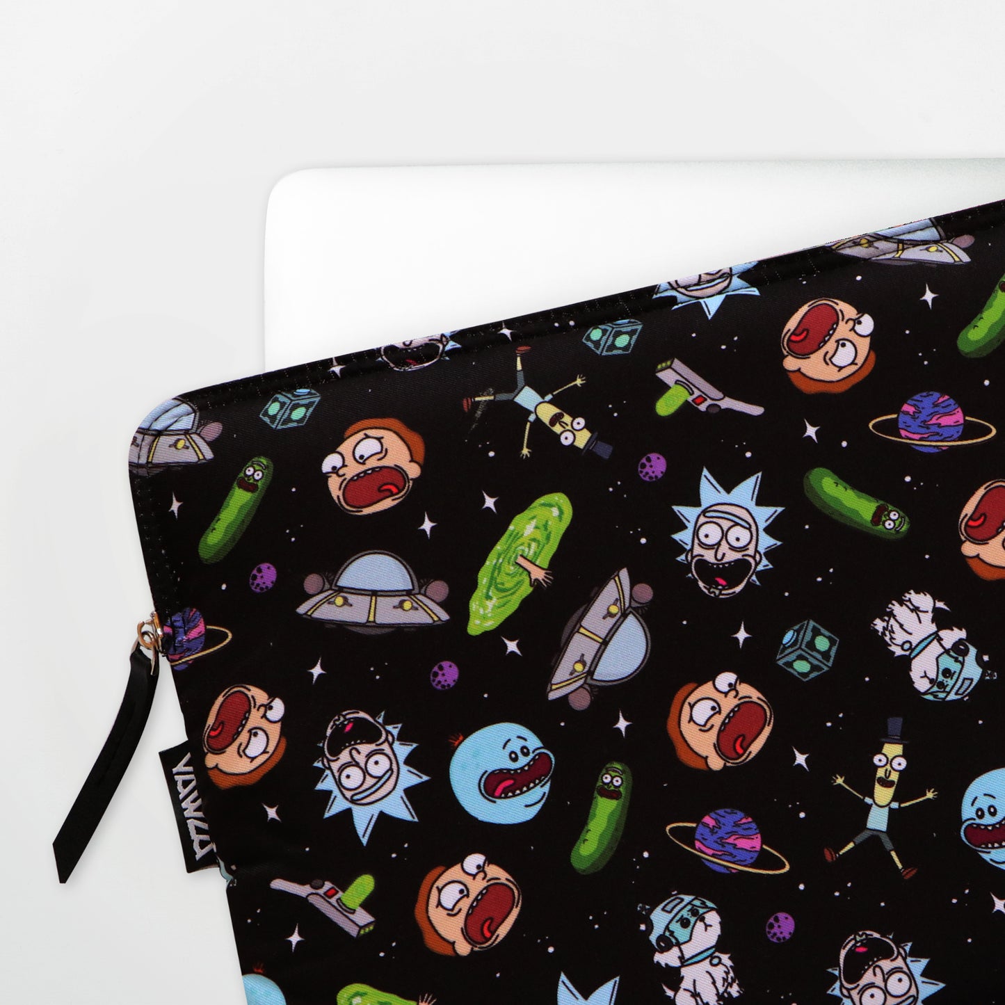 Rick and Morty Pattern Laptop Sleeve