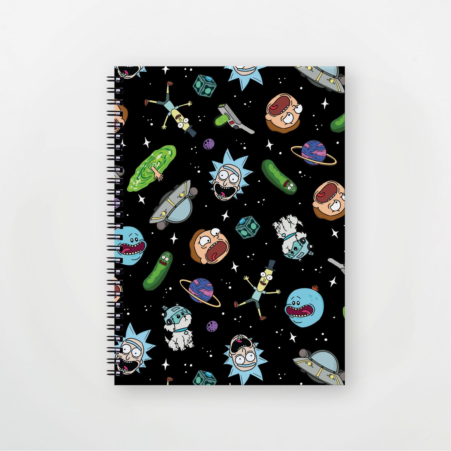 Rick and Morty Pattern Notebook